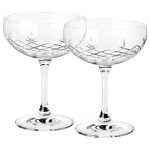 Frederik Bagger Crispy Gatsby Champagnekupa 2-pack - Champagneglas Kristallglas Klar