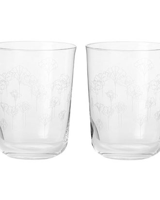 Frederik Bagger Flower Dricksglas 2-pack 34 Cl - Dricksglas Kristall Klar