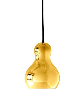 Fritz Hansen Calabash Pendel P1 3 m Kabel - Fönsterlampor Aluminium Guld