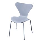 Fritz Hansen Sjuan Barnstol Lavendelblå - Barnstolar Stål Vit