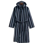 Gant Home Barstripe Morgonrock S - Badrockar & tofflor Ekologisk Bomull Yankee Blue