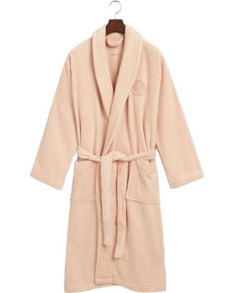 Gant Home Crest Badrock S - Badrockar & tofflor Bomull Light Apricot