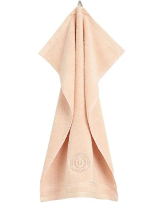 Gant Home Crest Handduk 30x50 Cm - Handdukar & Badlakan Bomull Light Apricot