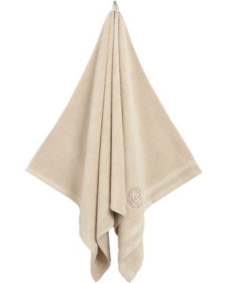 Gant Home Crest Handduk 70x140 Cm - Handdukar & Badlakan Bomull Putty