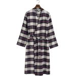 Gant Home Flannel Morgonrock Xs Cm - Badrockar & tofflor Bomull Hazelwood Beige