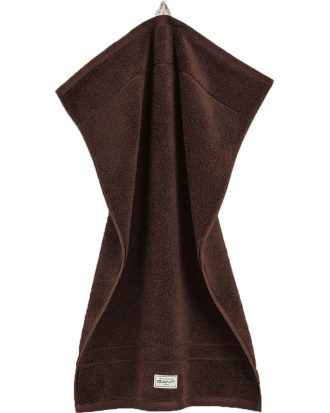 Gant Home Premium Handduk 30x50 Cm - Handdukar & Badlakan Ekologisk Bomull Brun