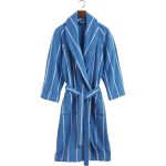 Gant Home Stripe Badrock L - Badrockar & tofflor Ekologisk Bomull Blue Bell