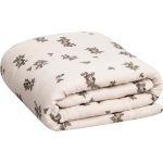 Garbo & Friends Blackberry Muslin Vadderad Filt 100x140 Cm - Plädar & Filtar Bomullsmuslin Elfenben