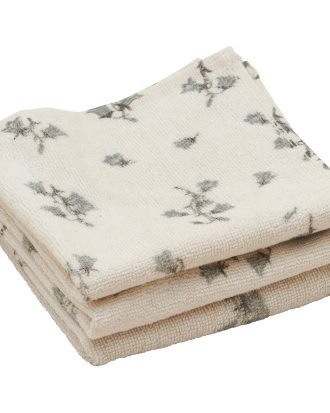 Garbo & Friends Bluebell Ansiktshandduk 3-pack - Handdukar & Badlakan Bomull Grå