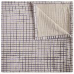 Garbo & Friends Checks Cobalt Muslinfilt 110x110 Cm - Barnfiltar Bomull Koboltblå