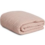 Garbo & Friends Checks Rust Vadderad Filt Muslin 100x140 Cm - Barnfiltar Bomull Roströd