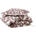 Garbo & Friends Cherrie Blossom Baby Bäddset 70x80 Cm - Barnsängkläder Bomullspercale Vit