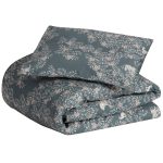 Garbo & Friends Fauna Forest Bäddset 100x135 + 40x60 Cm Junior - Bäddset Bomull Petroleum