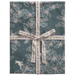 Garbo & Friends Fauna Forest Dra-på-lakan 60x120 Cm Junior - Underlakan Bomull Petroleum