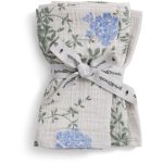 Garbo & Friends Plumbago Tvättlappar Muslin 3-pack - Barnfiltar Bomullsmuslin Blå