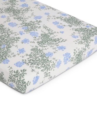 Garbo & Friends Plumbago Överdrag Till Skötbädd - Barnfiltar Bomullsmuslin Blå