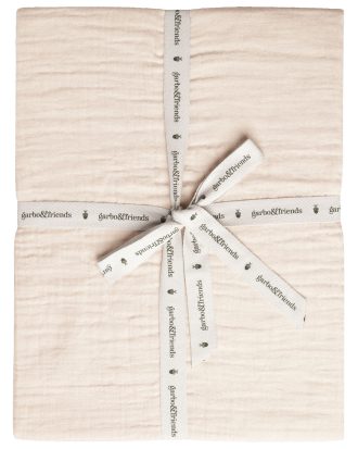 Garbo & Friends Dra-på-lakan Muslin Enkel 90x200 Cm - Underlakan Bomull Sand