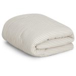 Garbo & Friends Stripe Anjou Vadderad Filt Muslin 100x140 Cm - Barnfiltar Ekologisk Bomull Beige