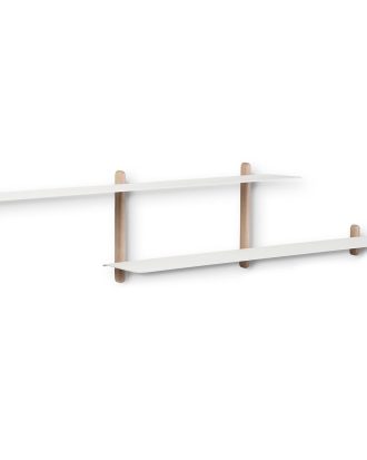 Gejst Nivo Large H Vägghylla / - Vägghyllor & Väggskåp Ek Vit