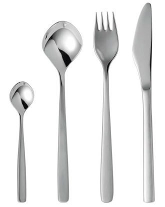 Gense Fuga Bestick 16 Delar Matt - Bestickset Rostfritt Stål