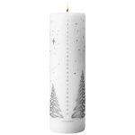 Georg Jensen 2023 Kalenderljus - Adventsljusstakar Paraffin Silver