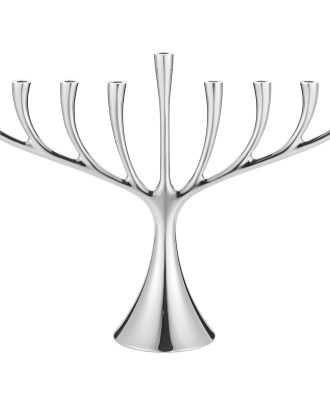 Georg Jensen Cobra Menorah Kandelaber H:27 Cm - Kandelabrar Rostfritt Stål