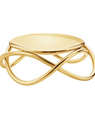 Georg Jensen Glow Ljushållare pläterat - Ljusstakar Rostfritt Stål Guld