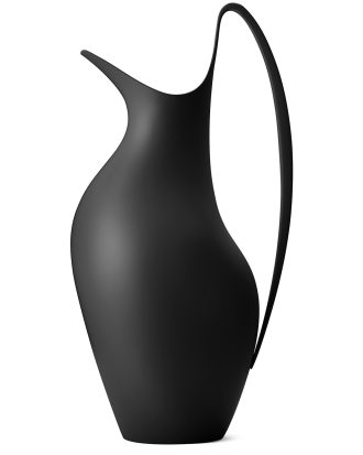 Georg Jensen Koppel Kanna 1.2 L Midnight Black - Vattenkaraffer & Vattenkannor Rostfritt Stål Svart