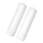 Georg Jensen Ljus Till Cobra Ljusstake 2-pack - Tillbehör ljusstakar & ljuslyktor Paraffin Vit