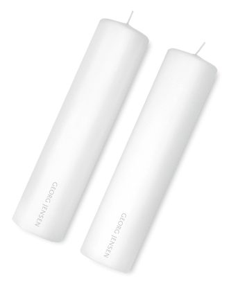 Georg Jensen Ljus Till Cobra Ljusstake 2-pack - Tillbehör ljusstakar & ljuslyktor Paraffin Vit