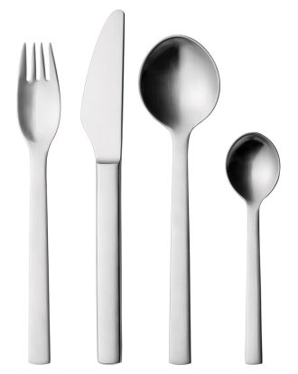 Georg Jensen New York Bestickset 16 Delar Matt - Bestickset Rostfritt Stål