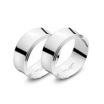 Georg Jensen Pyramid Servettringar 2-pack - Servetter & Tillbehör Rostfritt Stål
