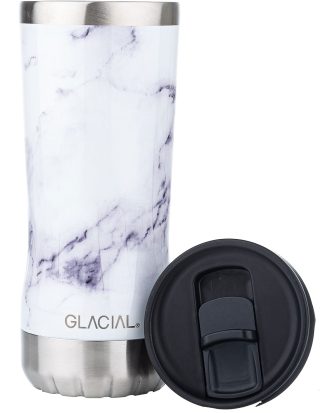 Glacial Termosflaska 350 Ml - Dricksflaskor Rostfritt Stål White Marble