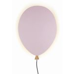 Globen Lighting Balloon Vägglampa Led - Barnlampor Fanér Rosa