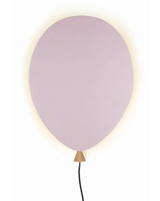 Globen Lighting Balloon Vägglampa Led - Barnlampor Fanér Rosa