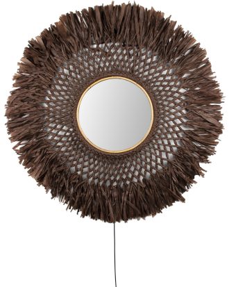 Globen Lighting Boho Vägglampa - Vägglampor Glas Brun