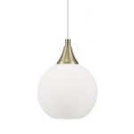 Globen Lighting Bowl Mini Pendellampa - Fönsterlampor Glas Vit