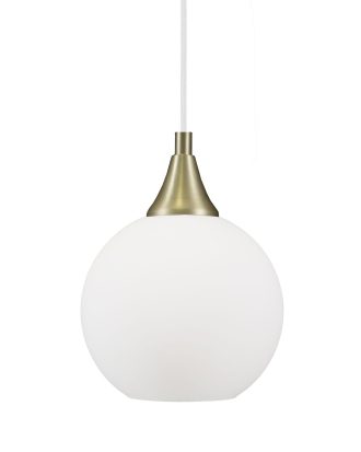 Globen Lighting Bowl Mini Pendellampa - Fönsterlampor Glas Vit
