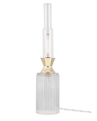 Globen Lighting Ester Bordslampa /mässing - Bordslampor Glas Klar