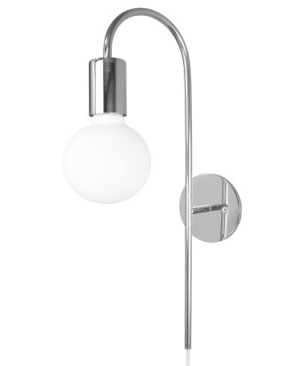 Globen Lighting Grace Vägglampa - Vägglampor Metall Krom