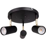 Globen Lighting Hubble 3 Plafond - Plafonder Metall Svart