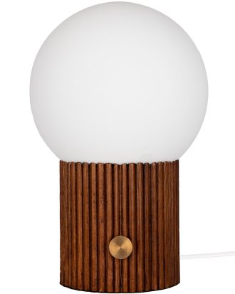 Globen Lighting Hubble Bordslampa 22 Cm - Bordslampor Trä Valnöt