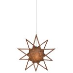 Globen Lighting Karin Julstjärna 45 Cm - Advents- & Julbelysning Bambu Brun