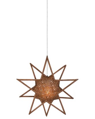 Globen Lighting Karin Julstjärna 45 Cm - Advents- & Julbelysning Bambu Brun