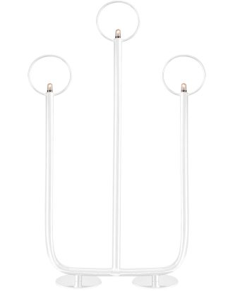 Globen Lighting Natale 3 Adventsljusstake - Advents- & Julbelysning Metall Vit