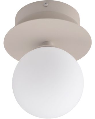 Globen Lighting Art Deco 24 Vägg-/taklampa Mud - Badrumsbelysning Metall Vit