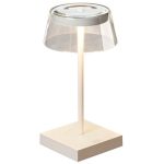 Gnosjö Konstsmide Scilla Bordslampa Portabel - Bordslampor Aluminium Vit