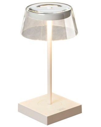Gnosjö Konstsmide Scilla Bordslampa Portabel - Bordslampor Aluminium Vit