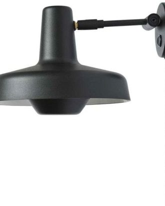 Grupa Arigato Vägglampa Extra Kort - Sänglampor Stål Svart