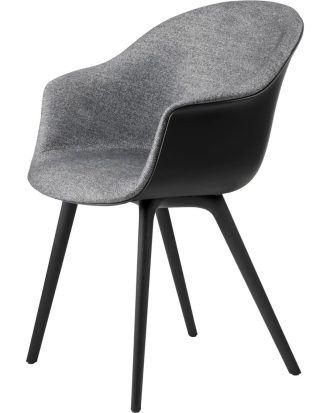 Gubi Bat Matstol Klädd Framsida / bas - Stolar Plast Plain 0023